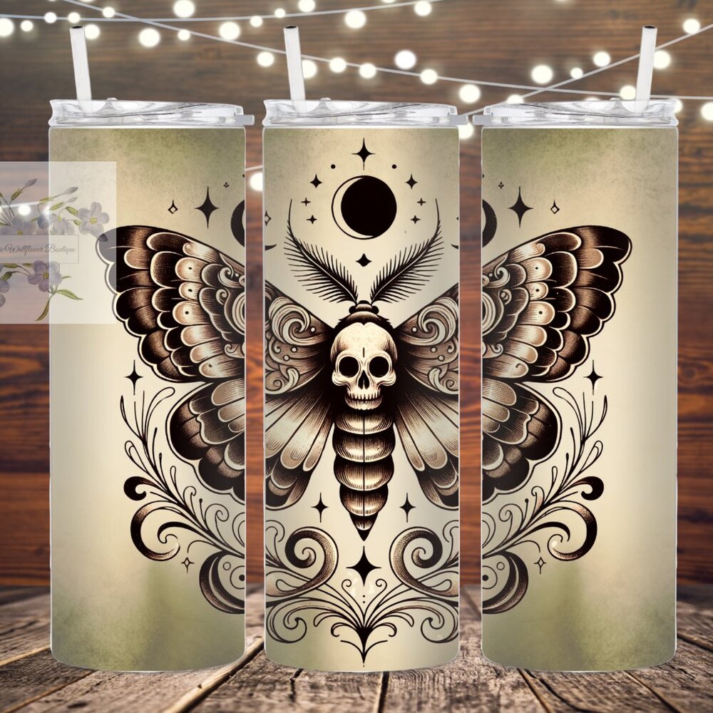 Death Moth Stainless Steel Tumbler
